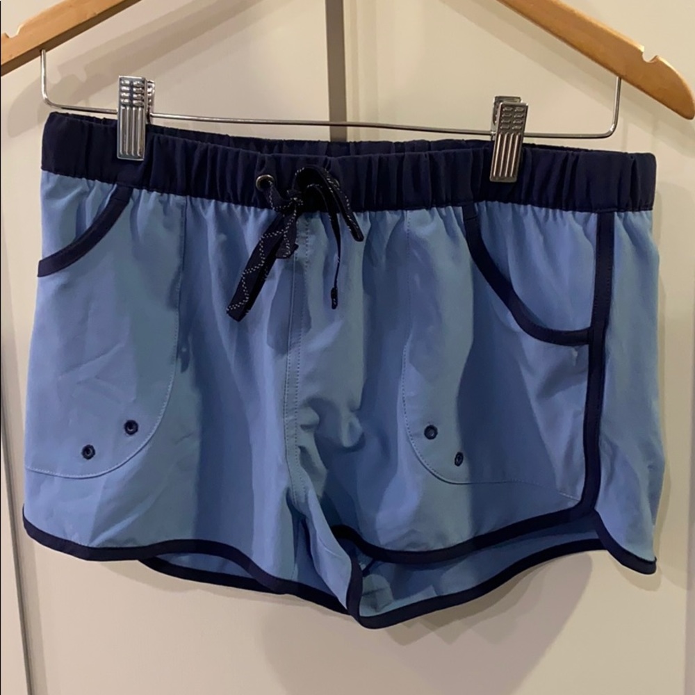 Patagonia workout shorts with drawstrings waist